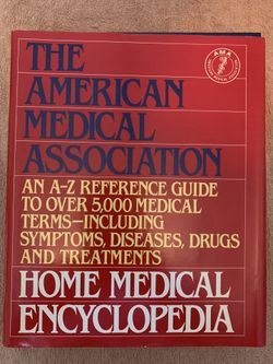 Two Volume Hard Cover AMA HOME MEDICAL ENCYCLOPEDIA 