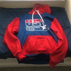 USA sweatshirt with beer holder size XL