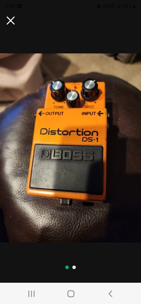 Distortion Pedal $45