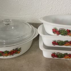 VINTAGE GLASSBAKE SET