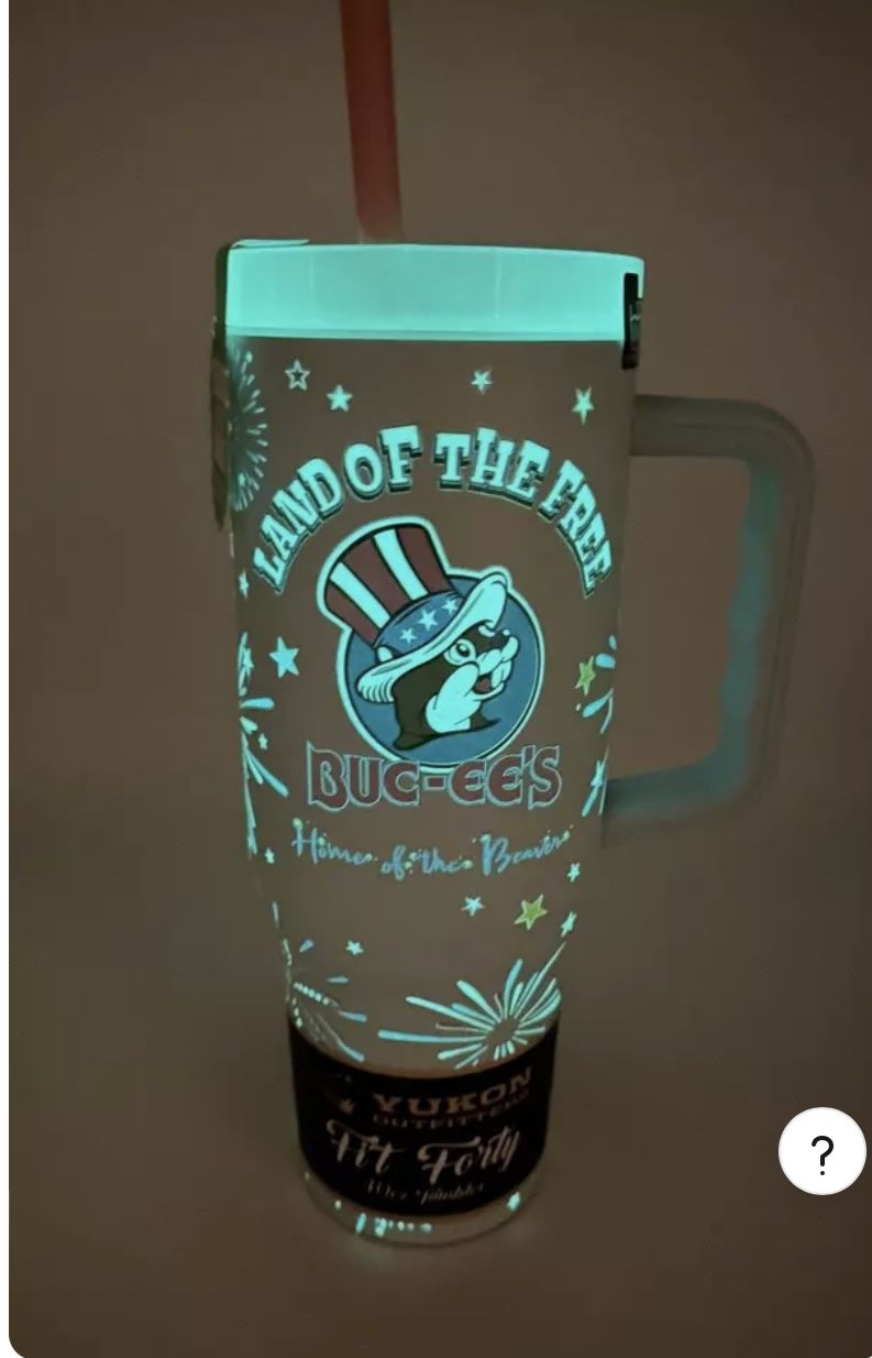 Buc-ees 4th of July Tumbler - Glow in the Dark - Limited Edition