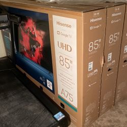 Hisense A7 Series 85” UHD Google TV, Premium Class.