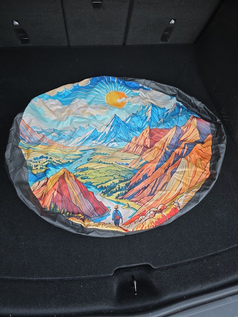 Mountains Natural Scenery Spare Tire Cover