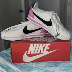 Nike Cortez PREM Black/White/China Rose 