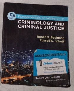 FUNDAMENTALS OF RESEARCH IN CR IMINOLOGY AND CRIMINAL JUSTICEBRWH-1(contact info removed)54