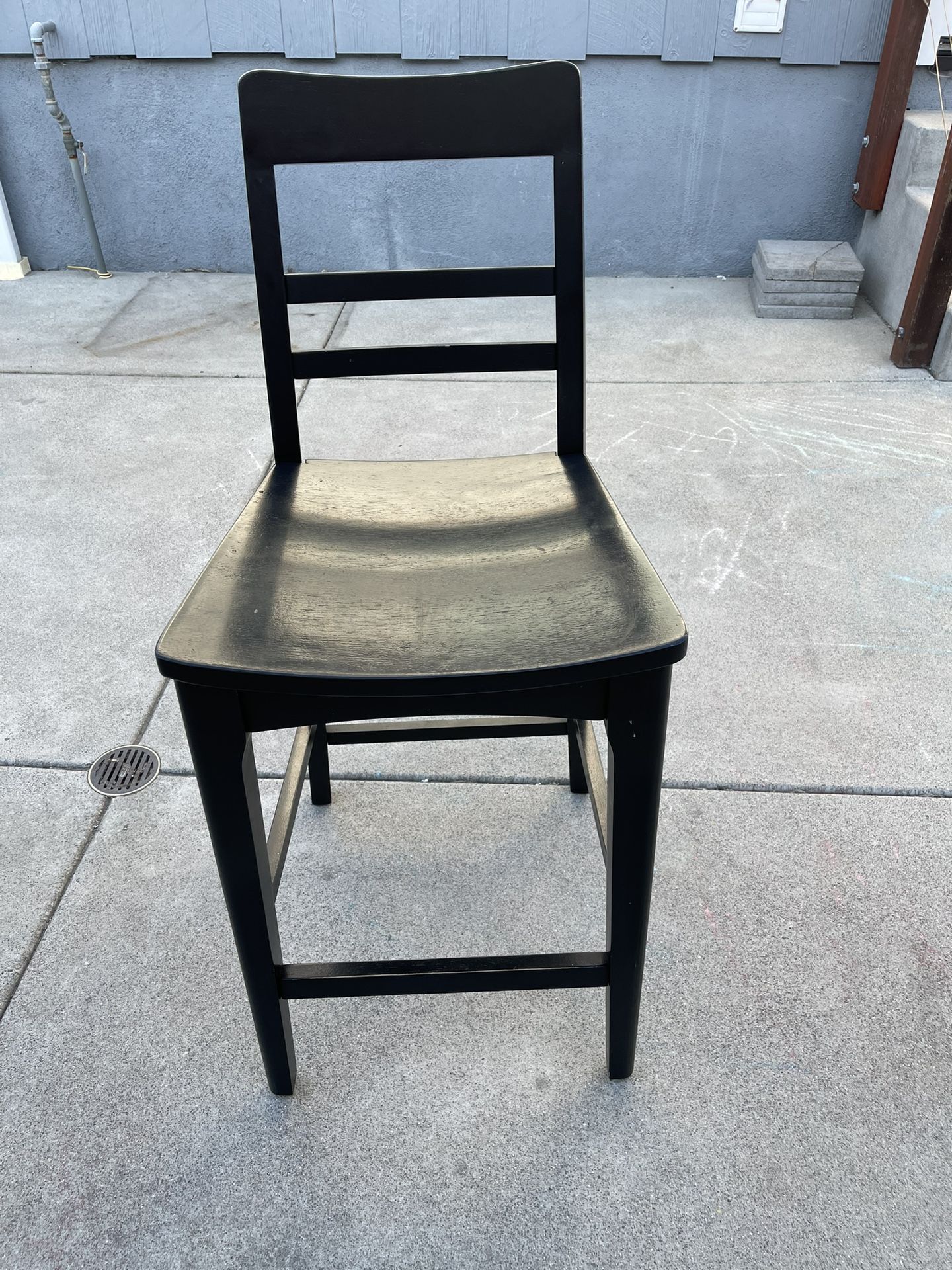 4 Black Bar Stools - $40 Each