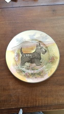 Royal Doulton scottish terrier plate