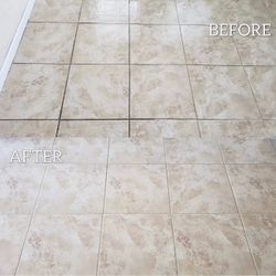 Tile and grout restoration