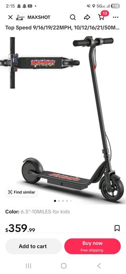 Max shot scooter/tik tok find!
