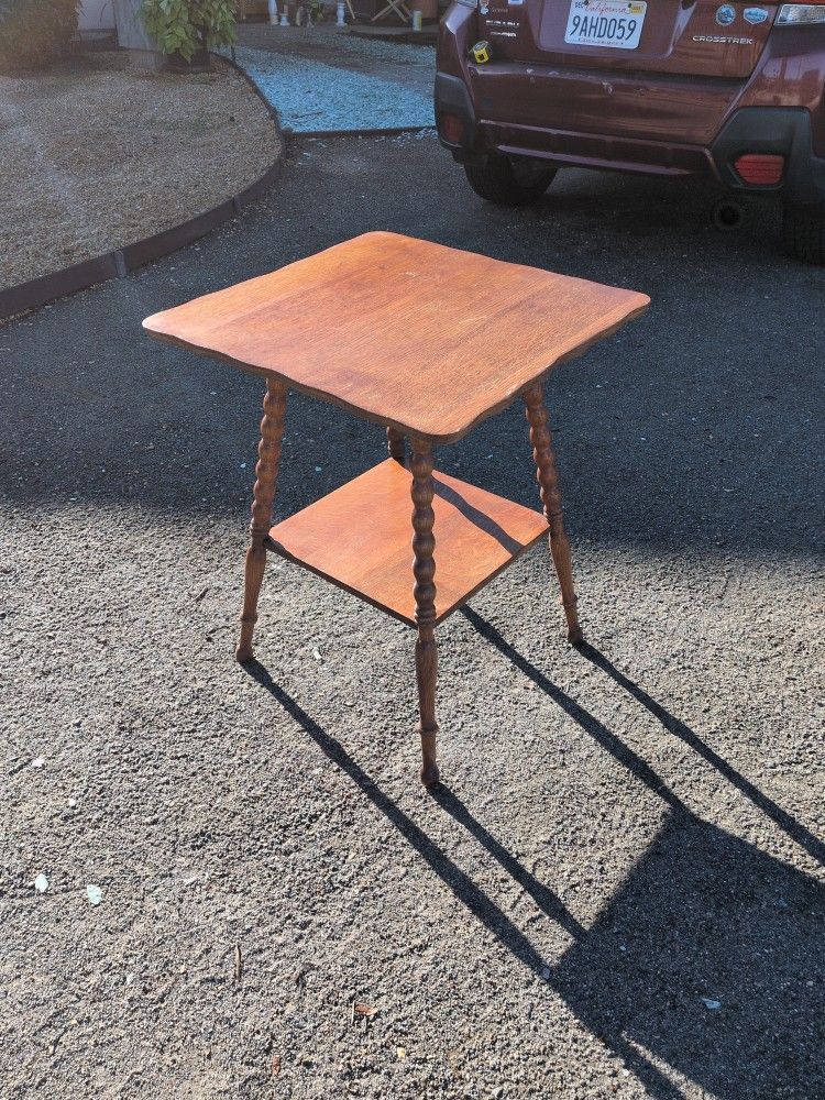Small Wood Side Table