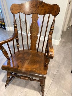 Rocking chair, solid wood