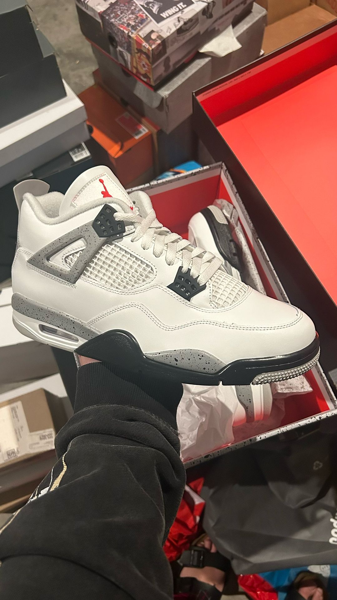 Jordan 4 White Cement 8, 10-13M