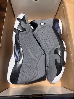 (Size 12)Air Jordan 14 Retro Graphite Navy Men's Sneakers