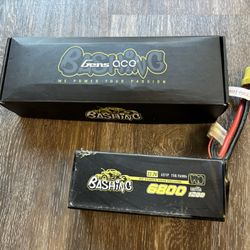 Gens ace 6800mAh 6S 120C 22.2V G-tech Bashing Series Lipo Battery Pack with EC5 Plug