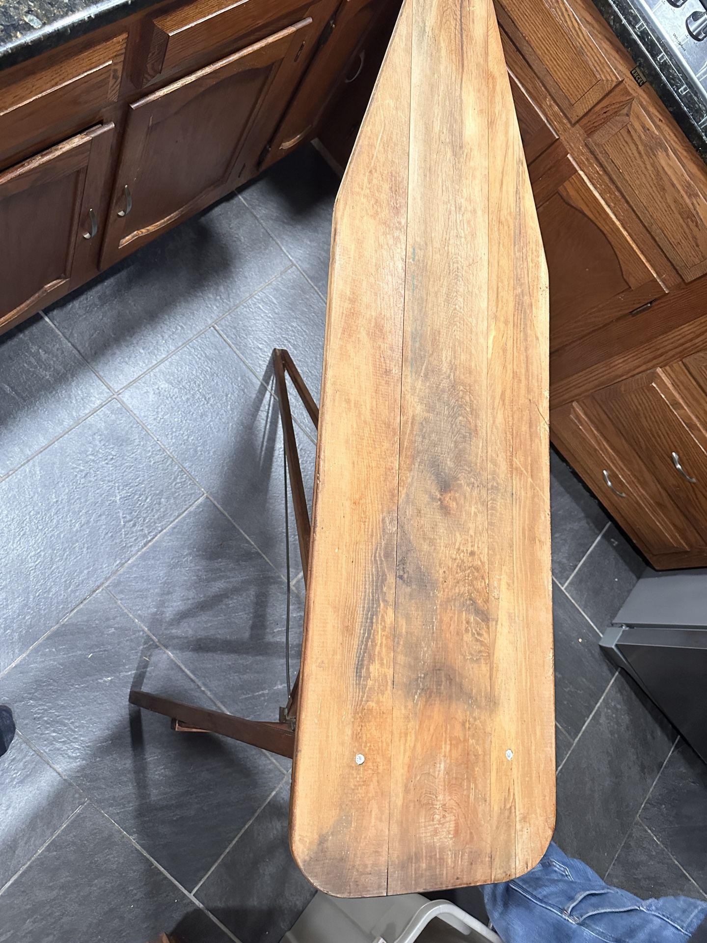 Antique Wooden Ironing Board 