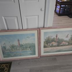 2 Signed Lithograph Prints By Christopher Griffiths 