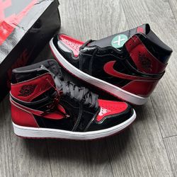 Jordan 1 High Patent Bred 