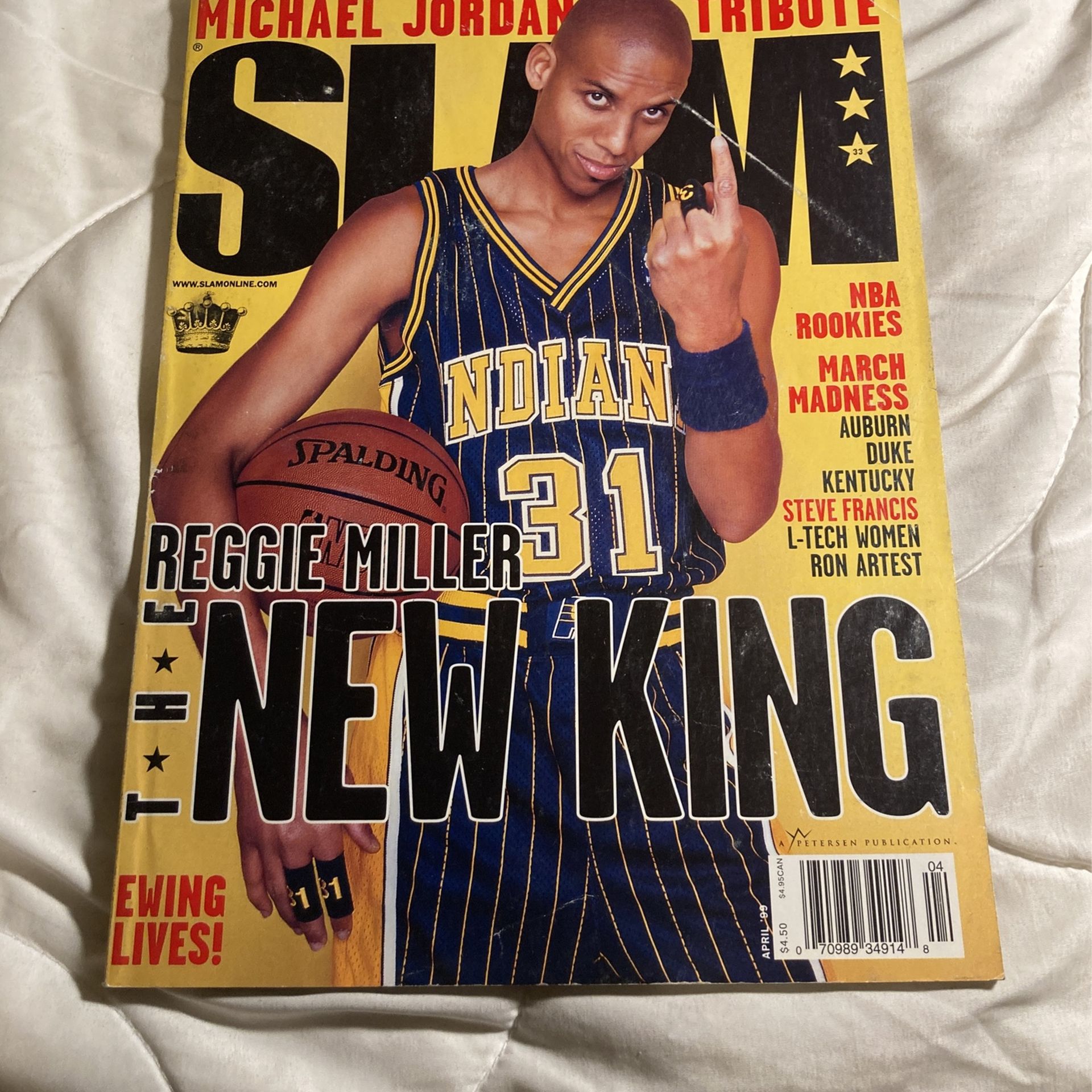 Michael Jordan Tribute Reggie Miller Slam Magazine 33