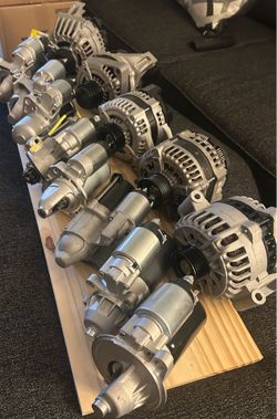 Refurbished and new starters and alternators with Warranty. Please read the description for pricing.