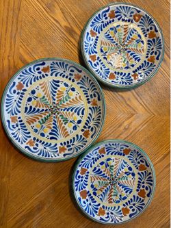 Handmade plates