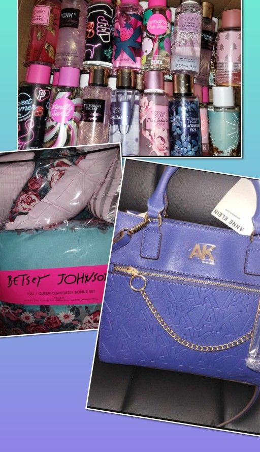 Pick either Perfume And Purse Or Perfume And Comforter