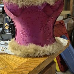 Lamp corset-style lampshade