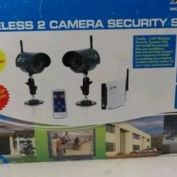 Set Of 2 Astak Wireless 2 Camera  Security System