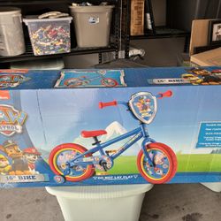 Paw Patrol 16” Brand New Bike