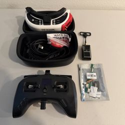 Fatshark HDO FOV GOGGLES W/ RAPIDFIRE MODULE AND TBS TANGO 2 PRO WITH ELRS MODULE IN EXCELLENT CONDITION WITH TBS TANGO 2 PRO