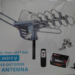 150 Mile Range Amplified Digital Outdoor TV Antenna