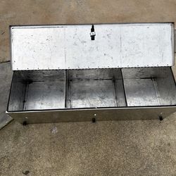 Metal Truck Tool Box w/ Compartments – Heavy Duty Aluminum Storage