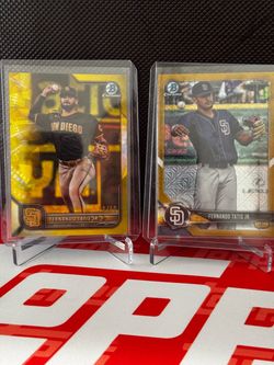 Fernando Tatis Jr topps Bowman chrome