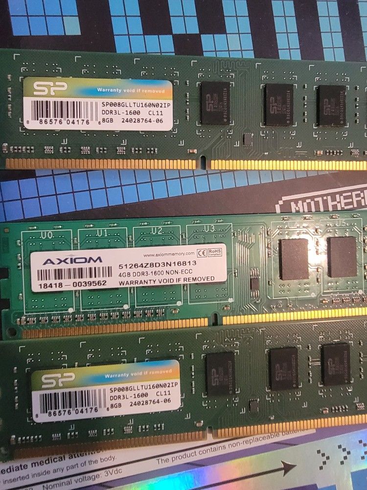 DDR3 Ram 20gb