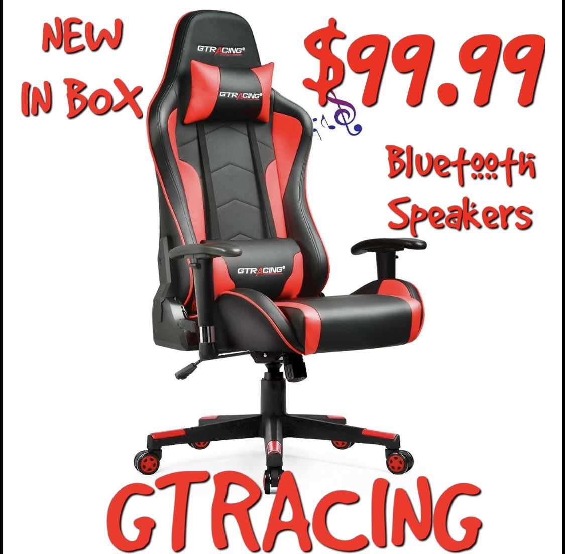 GTRACING GAME CHAIR NEW