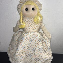 Vintage Handmade Topsy Turvy Flip Doll Goldilocks And The Three Bears 3 in 1 18”