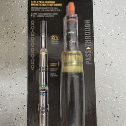 Klein Tools 9-in1 Pass Through Magnetic Multi- Nut Driver 