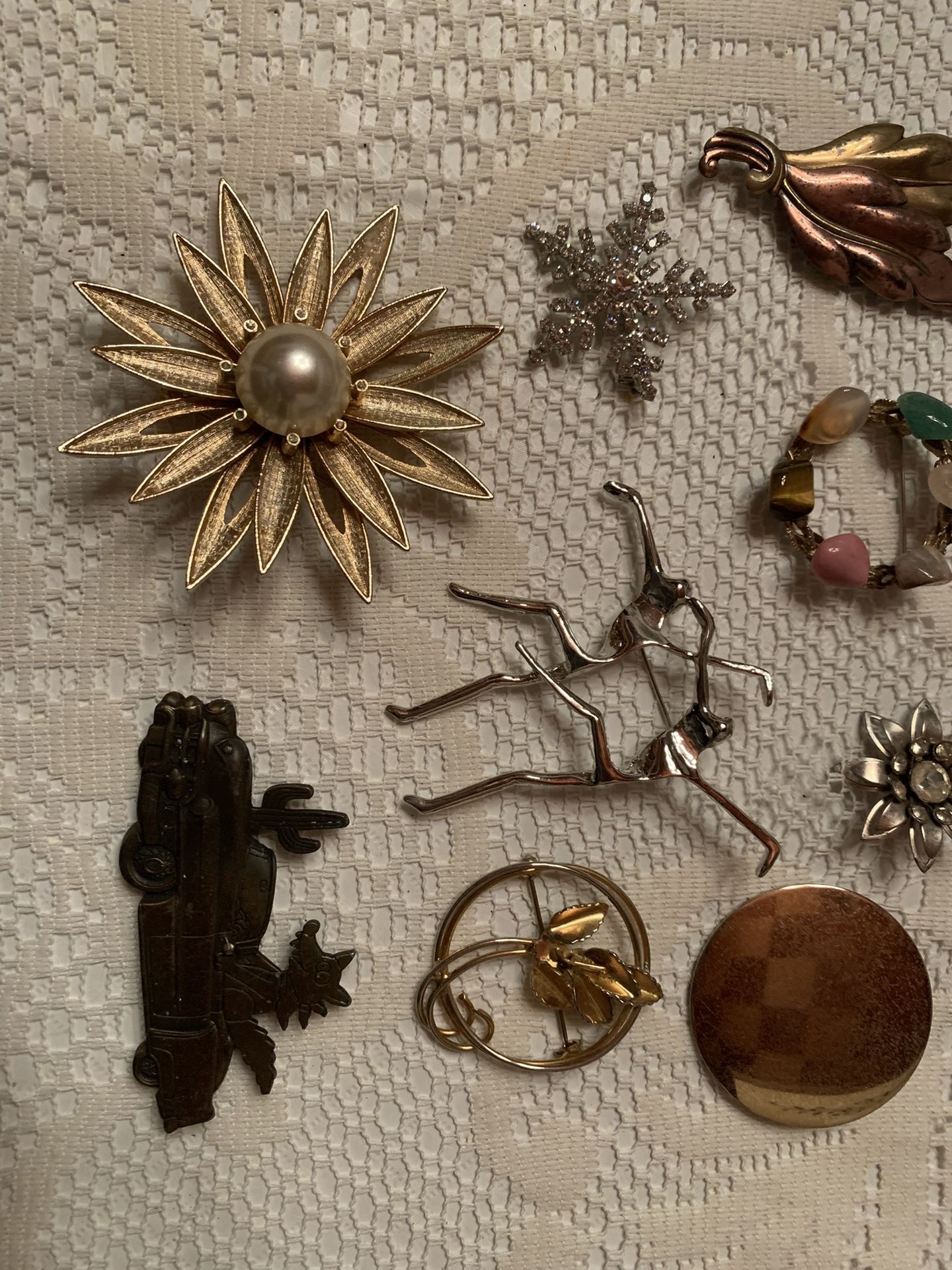 Lot Of Brooches