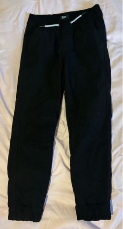 Boys Black Jogger Pants
