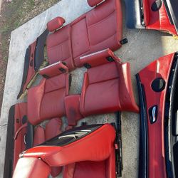E92 Coral Red Interior (missing Driver Seat)