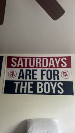 Barstool (Authentic) Saturdays Are For The Boys Flag