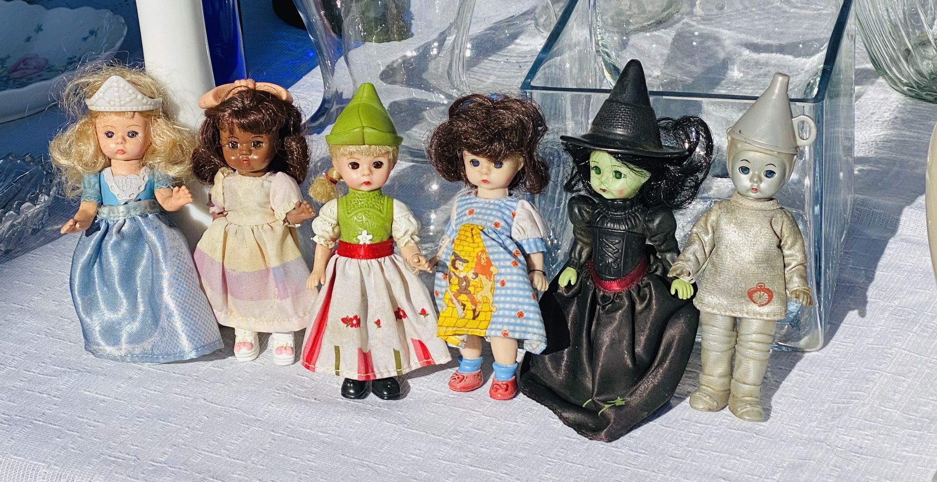 Vintage Madame Alexander Mini Dolls (set of 6)