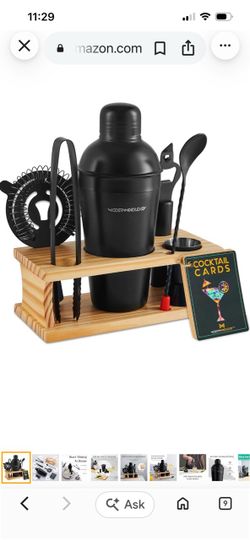 New Modern Mixology Bartender Kit with Stand