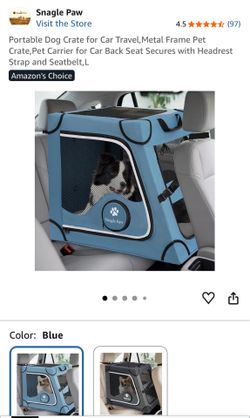 Large dog car seat