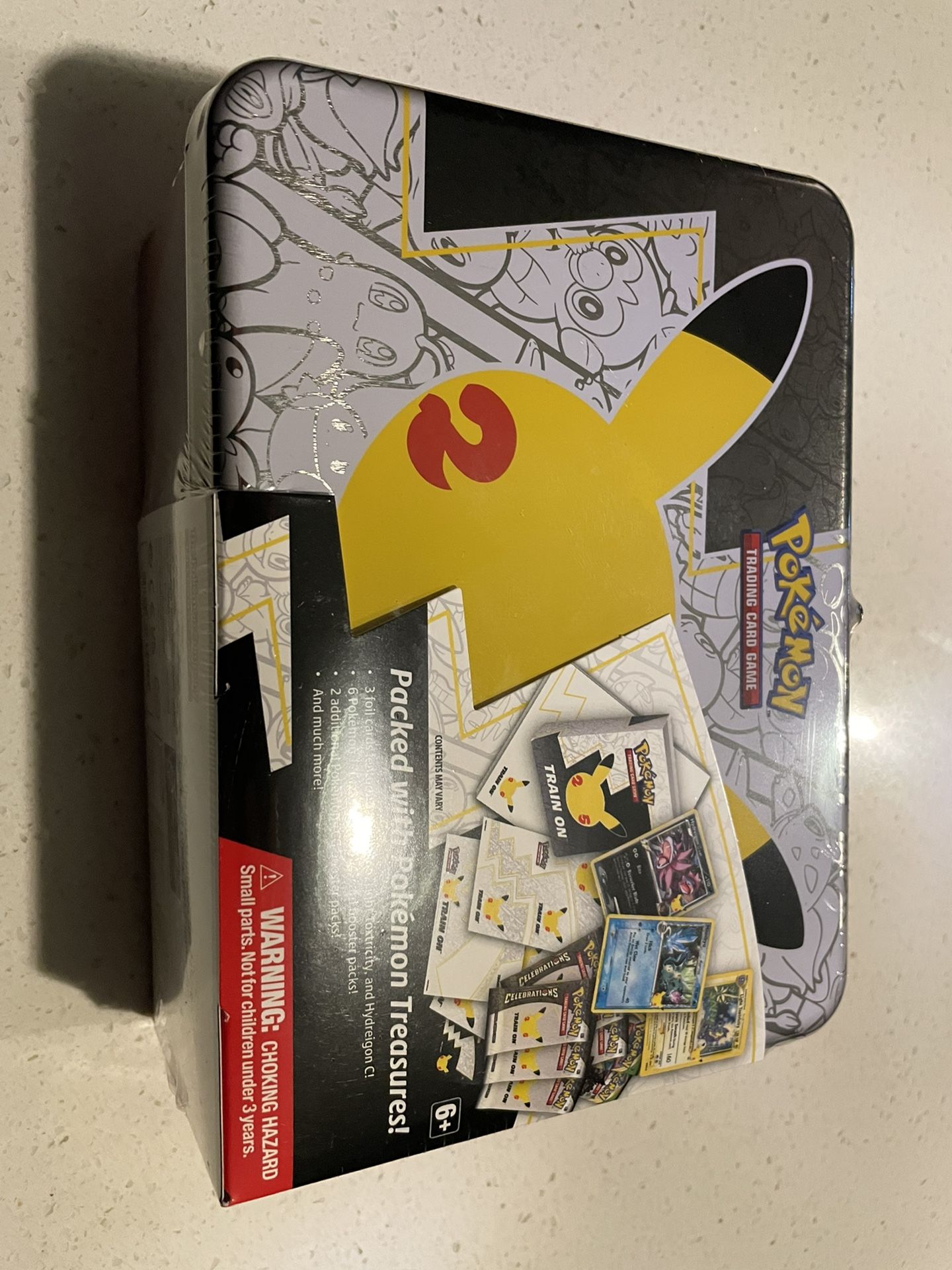 Pokemon Pikachu Lunch box tin can