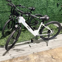 Cityone Electric Bike for Adults 26" Step-Through 20MPH Ebike with 2.1" Tire, Peak 750W Motor Ebikes with 7 Speed, E-bike(Grey) with Mirrow