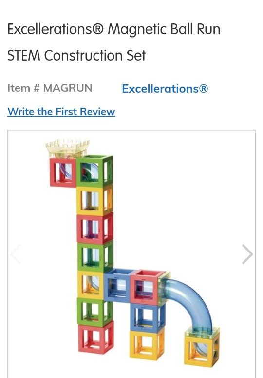 NEW IN BOX MAGNETIC BALL RUN MAZE TOY