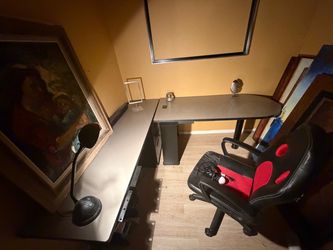 L shape office desk
