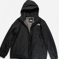 The North Face Black Windbreaker Rain Jacket w/ Hood