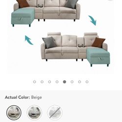 Small Sectional Sofa - Brand New - L-Shaped Couch