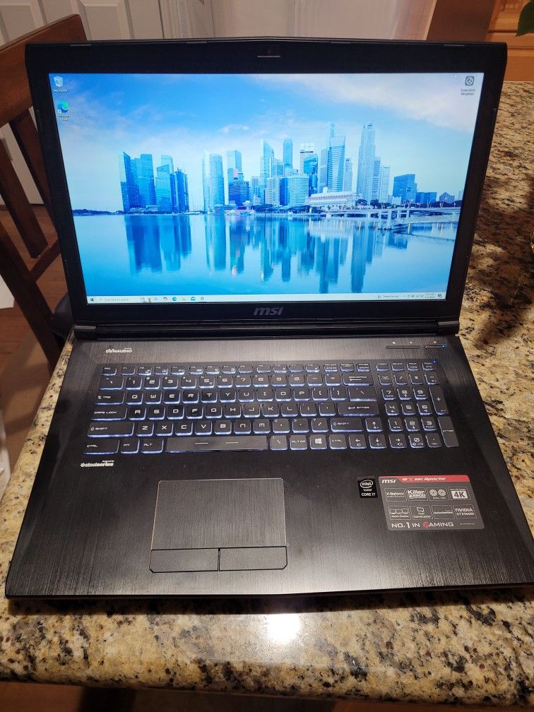 MSI GE72 2QC Apache PRO Gaming Laptop w/ Power Supply